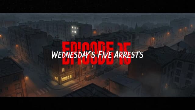 15. Wednesday's Five Arrests