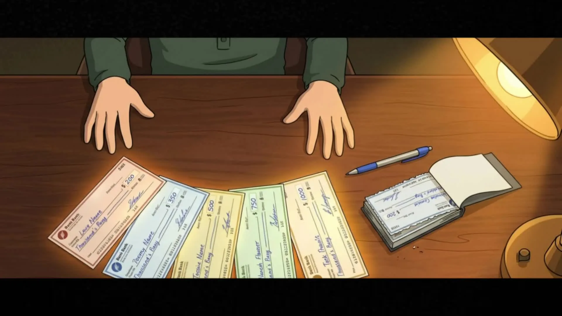 The First Cheques