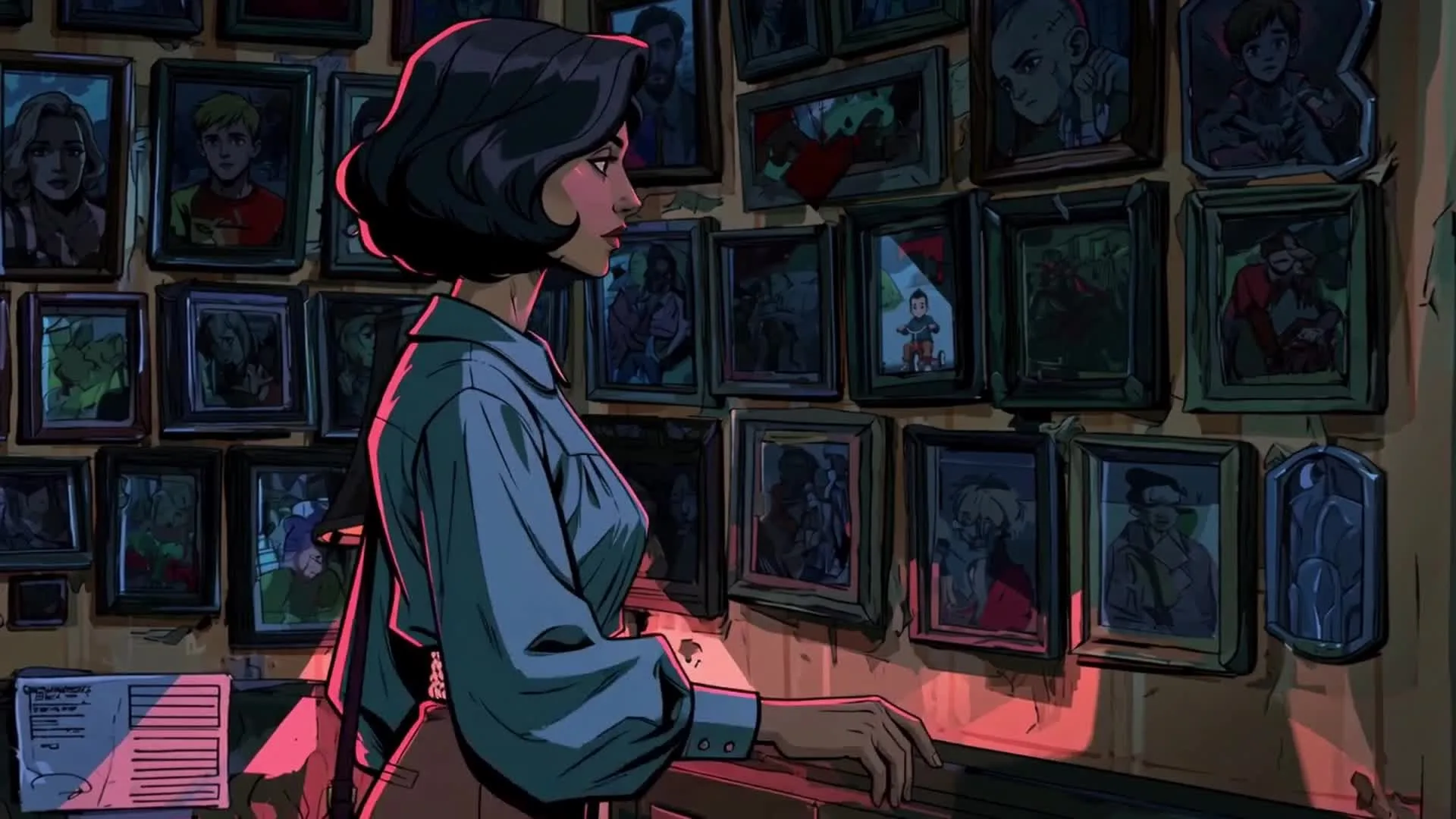 The Woman at the Desk